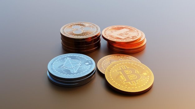 Bitcoin Litecoin Ethereum Ripple Cryptocurrencies