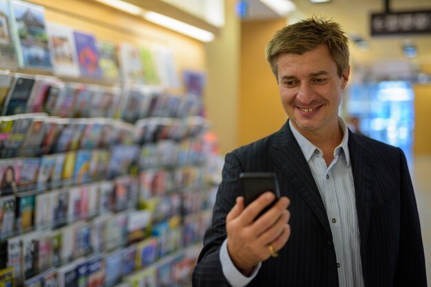 Businessman living his everyday life