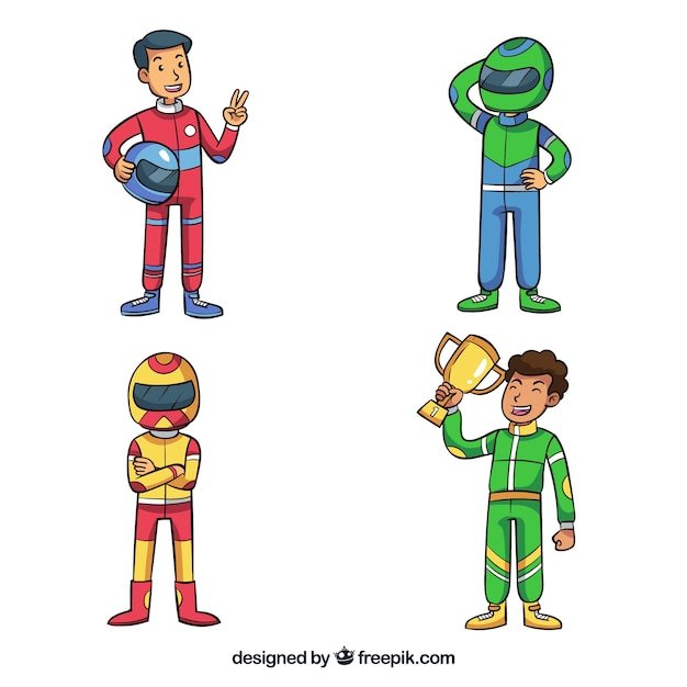 Collection of formula 1 drivers