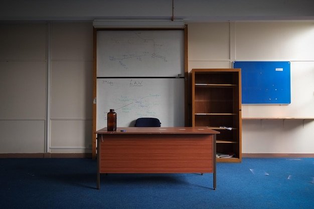 Empty classroom