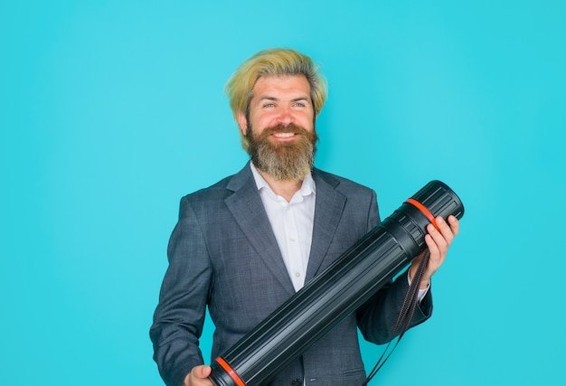 Engineering and construction company concept of construction according to drawings engineer or