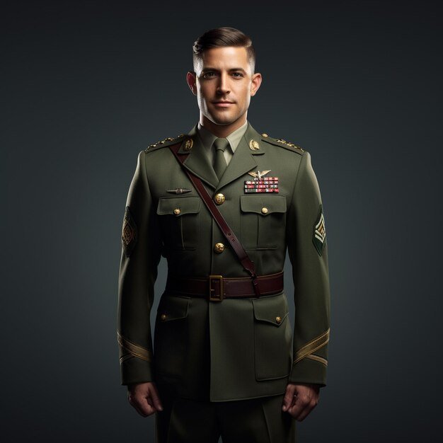 Focused Officer Upholding Law Integrity