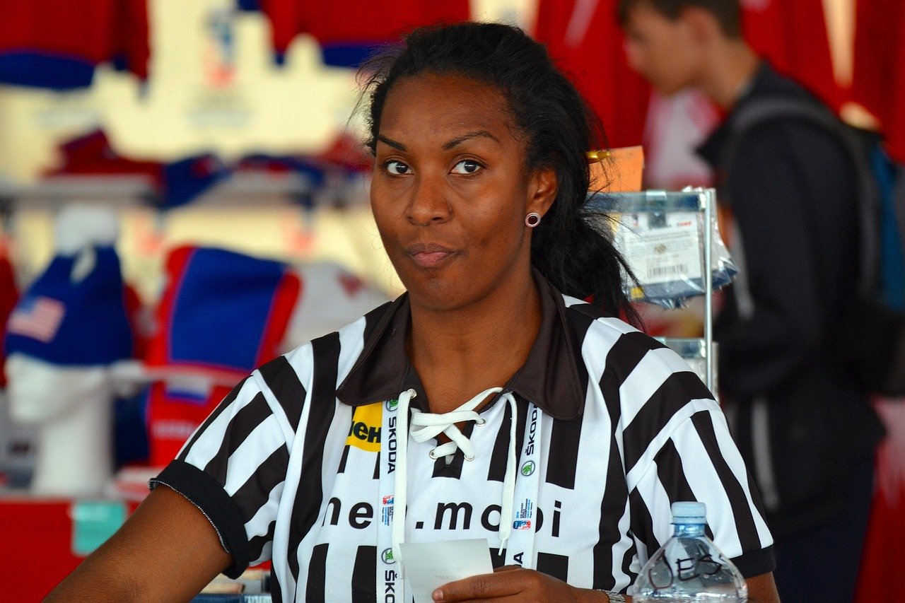 referee, the cashier, portrait