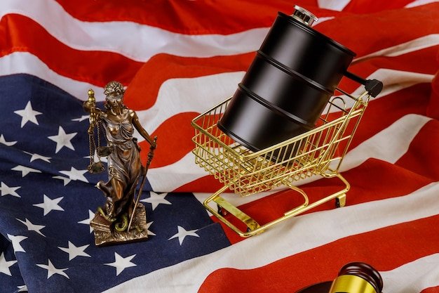 High angle view of flags on table