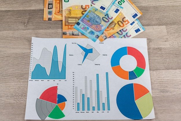 High angle view of paper on table