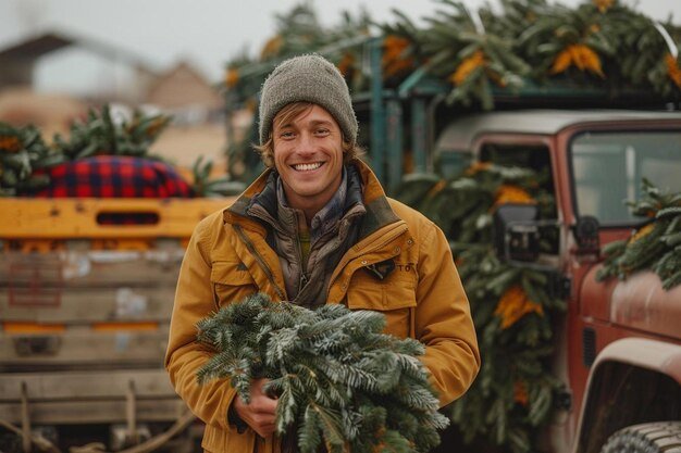 Holding arms crossed vehicle greenery running