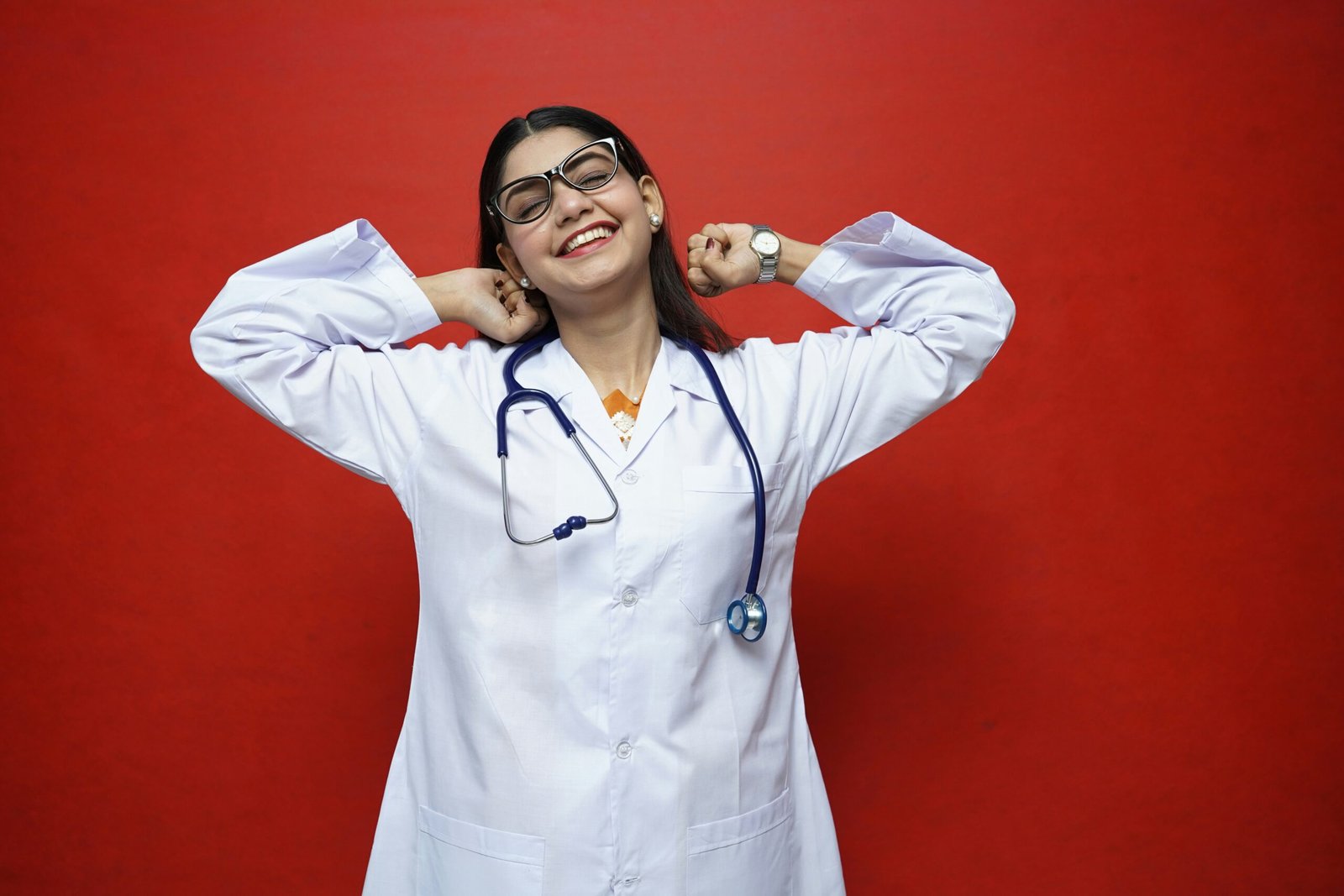 a man wearing a stethoscope and a stethoscope