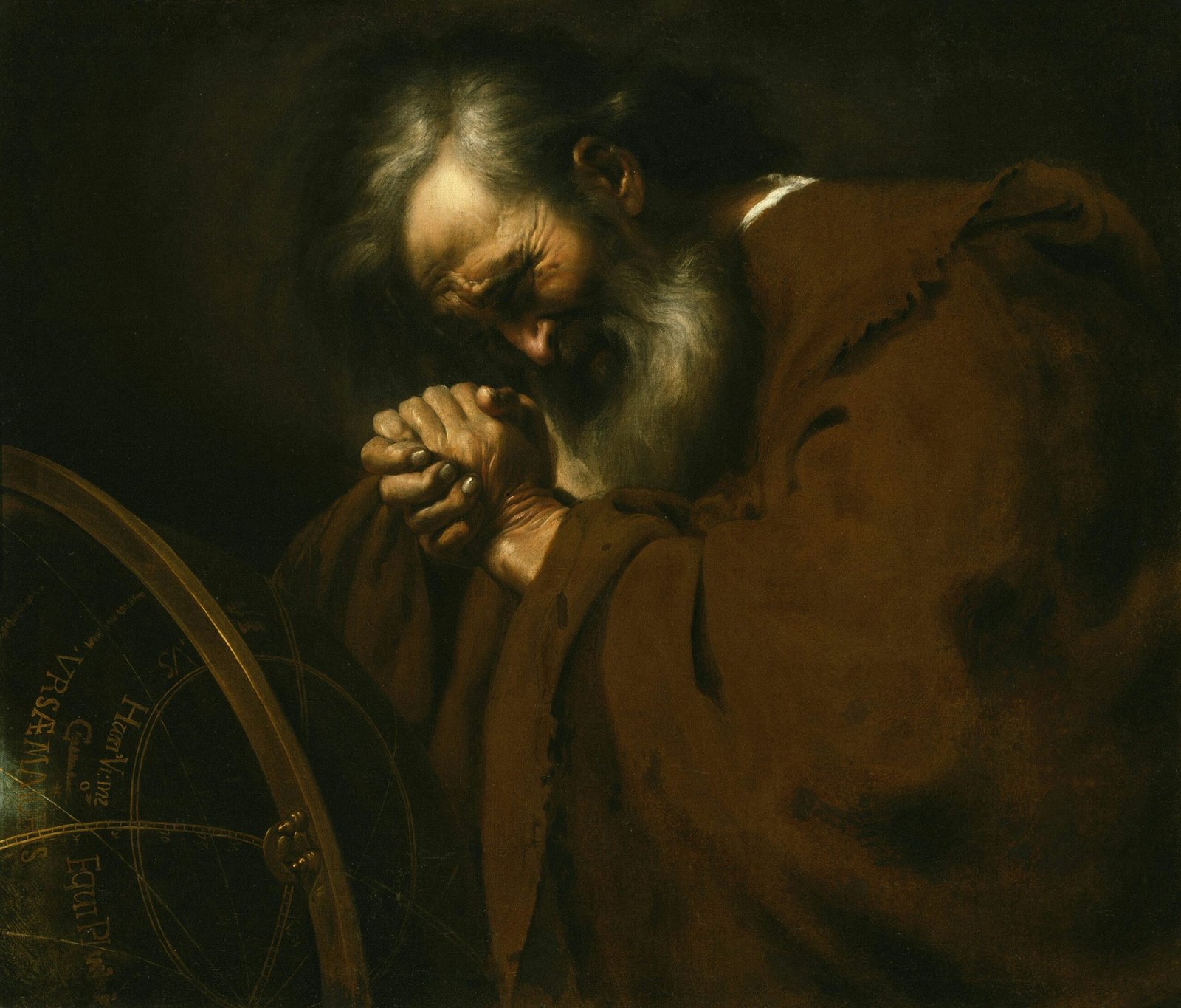Artist Spanish Title Heraclitus, the Weeping Philosopher Place Spain (Artist's nationality:) Date 1620–1640 Medium Oil on canvas https://www.artic.edu/artworks/111428/heraclitus-the-weeping-philosopher