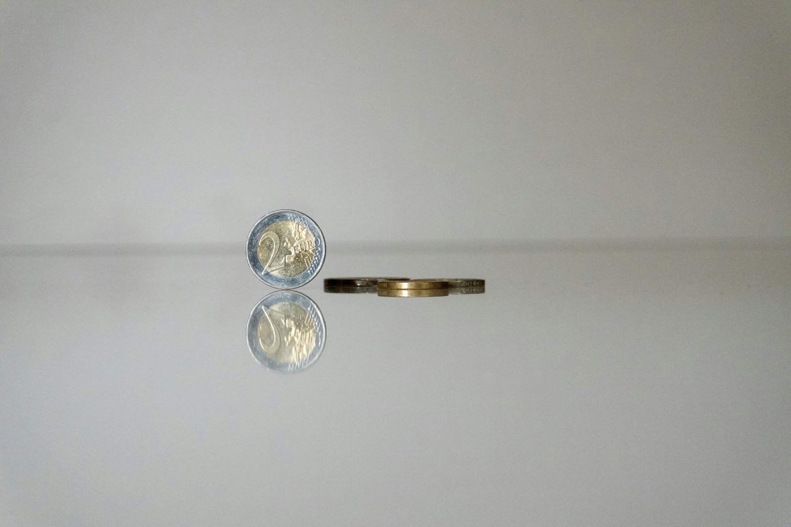 a couple of rings sitting on top of a table