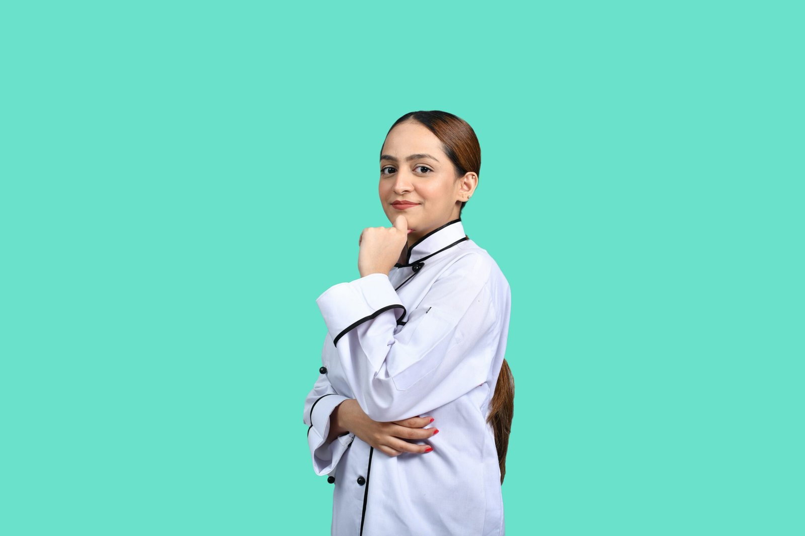 a person in a white shirt