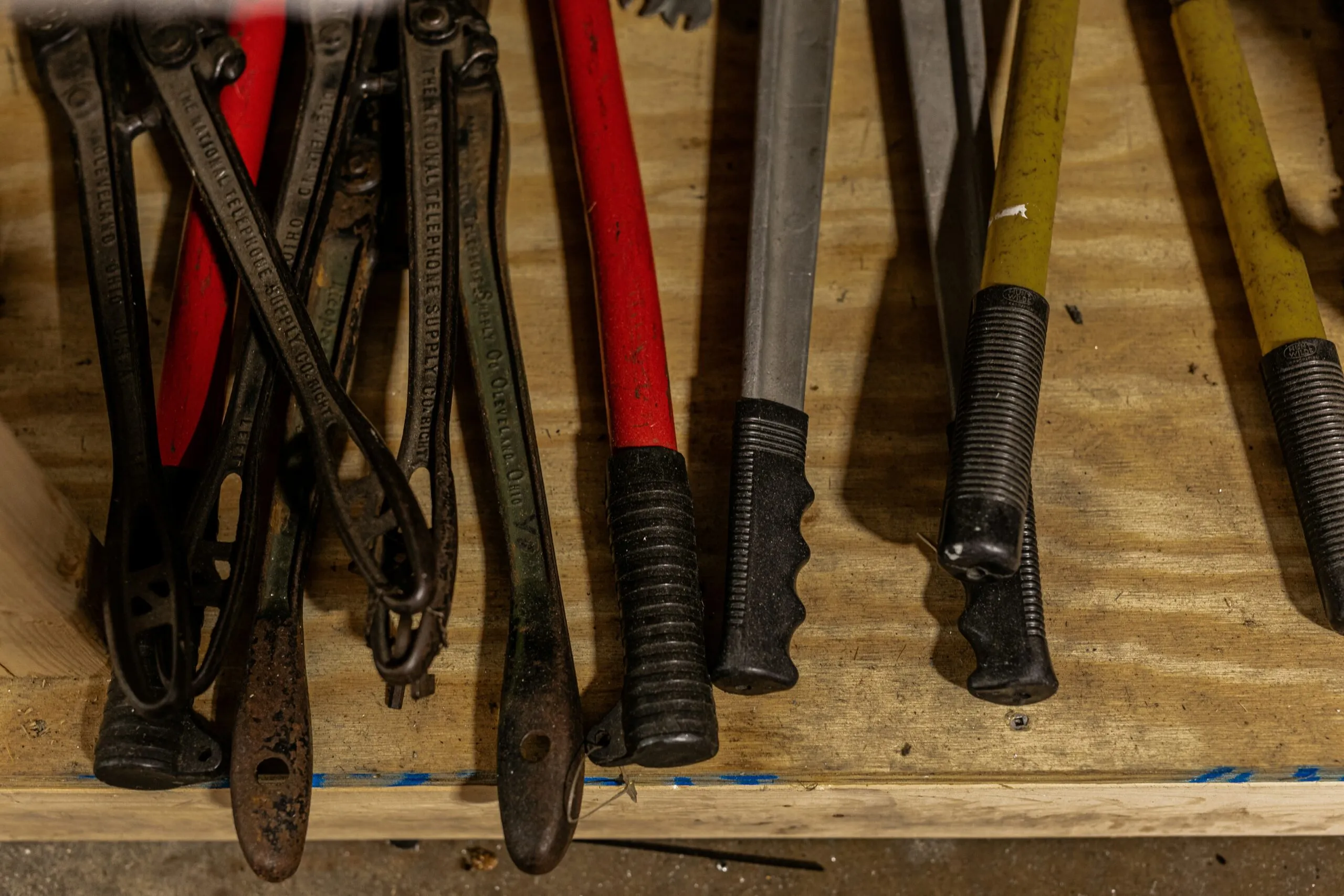 black and red handle tool