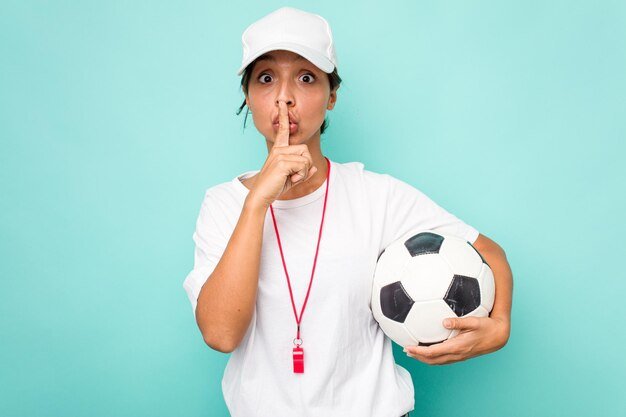 Keeping a secret or asking for silence