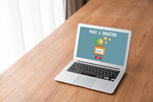 Online donation platform offer modish money sending system for people to transfer on the internet
