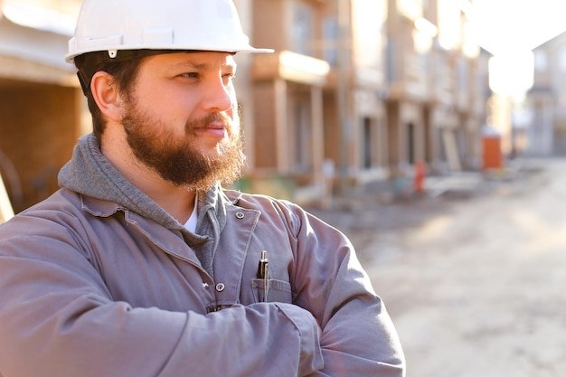 Portrait of young man standing outdoors