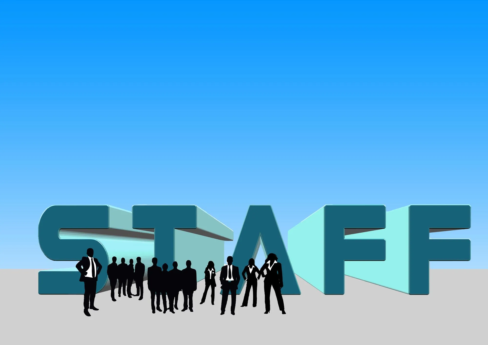 Staff Image Isolated Background