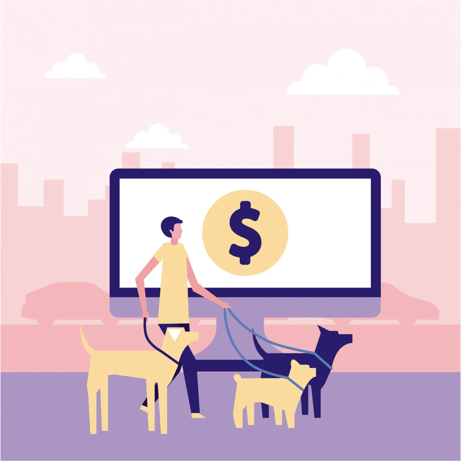 Volunteers help work