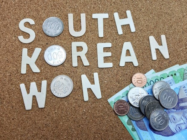 Word of South Korean Won