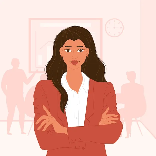 Hand drawn iranian women illustration