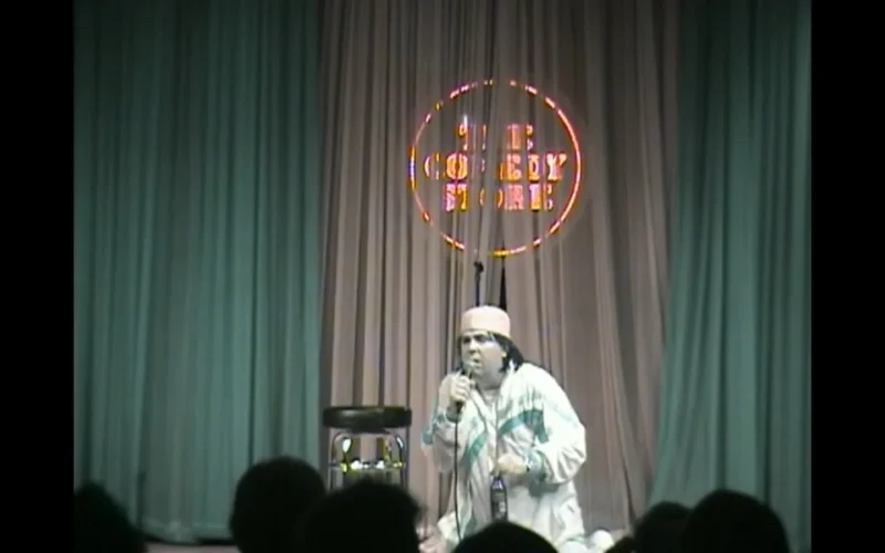 Comedian Jeff Duran performs at the Comedy Store